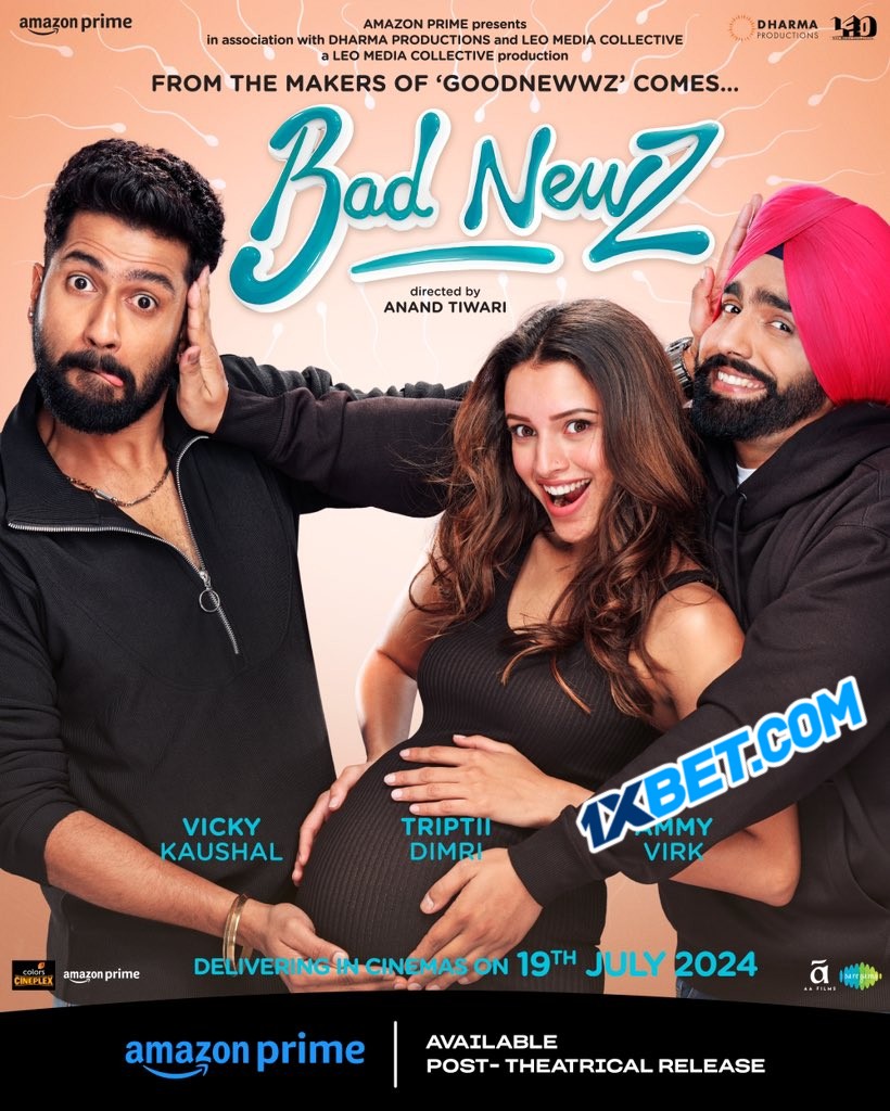 Download Bad Newz (2024) HDTS Hindi (LiNE) 1080p | 720p | 480p [450MB] download